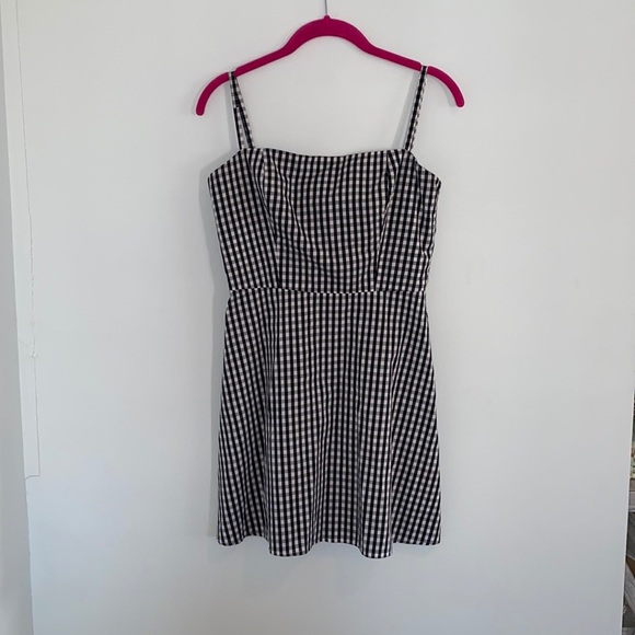 Reformation Mason dress Hamilton gingham print 4 ASO Taylor Swift - Picture 2 of 5